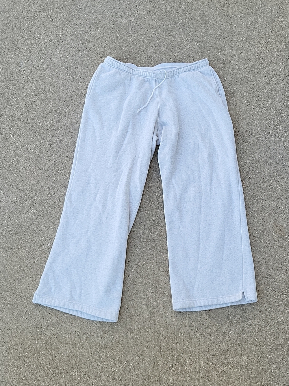 Y2K Vintage wild fable Light Gray Womens Sweatpants with Drawstring Waist